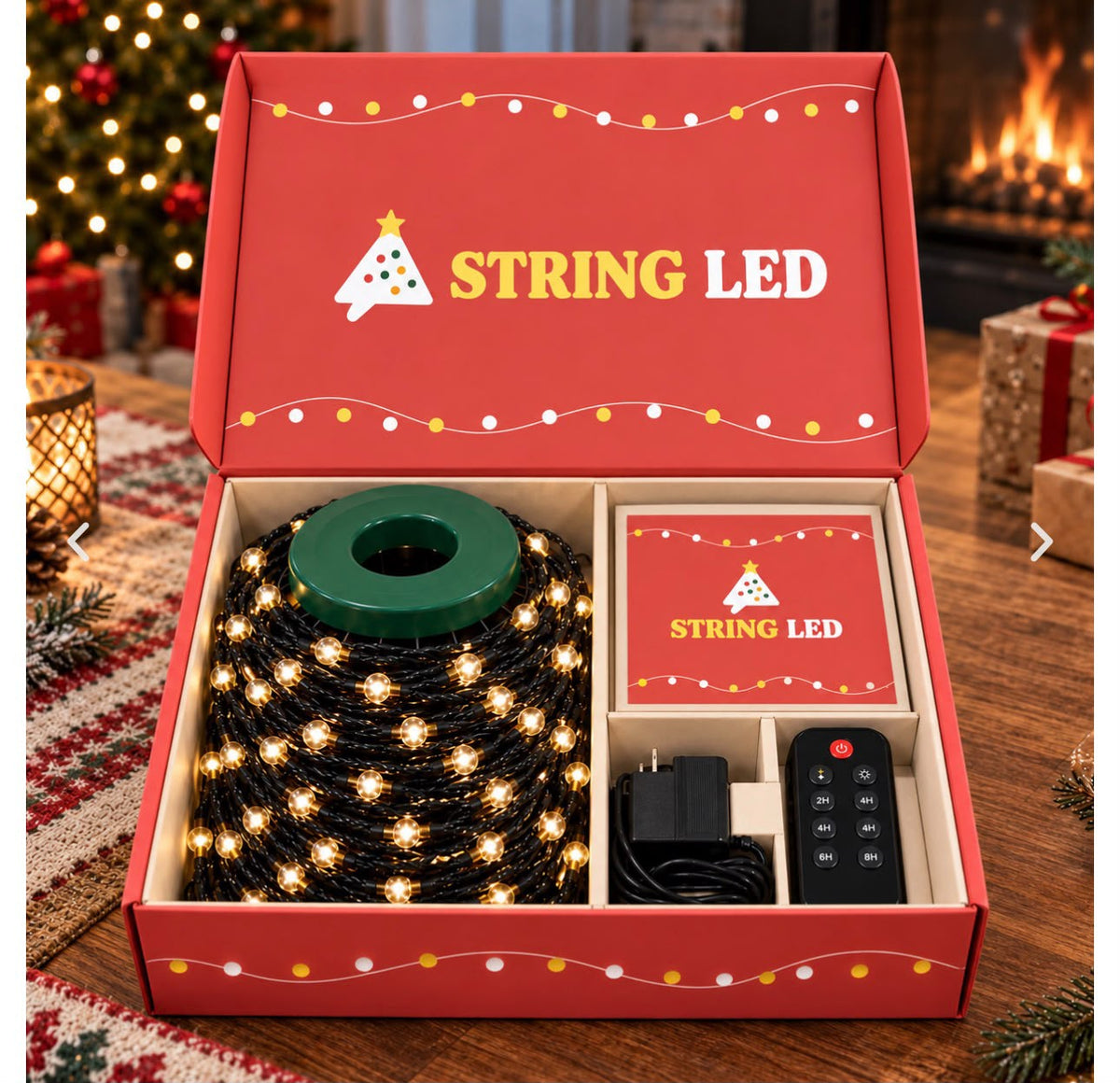 Le luci LED Smart che trasformano il tuo albero in uno spettacolo di Natale che lascerà tutti a bocca aperta. 1,20m e 1,60m